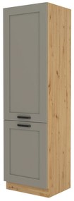 Élelmiszer szekrény Lucid 60 DK 210 2F (artisan tölgy + claygrey). 1045515