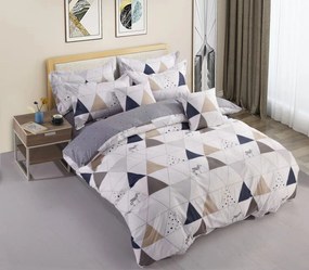 3 részes lepedők Krepp polycotton Triangle mix 200x140cm+90x70cm TiaHome