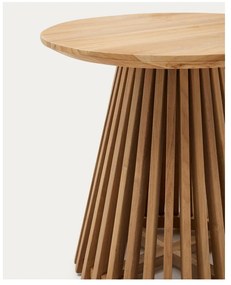 Irune teakfa tárolóasztal, ø 50 cm - Kave Home