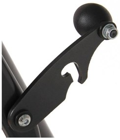 Sötétszürke fém kerti hintaágy Rimini – Dajar