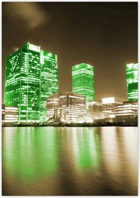 Poszterek 70x100 London zöld épületei