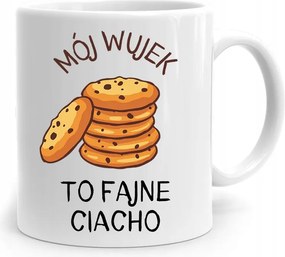 Bögre Ajándék Nagybátyámnak A Nagybátyám Egy Vagány Süti, fényképes nyomattal