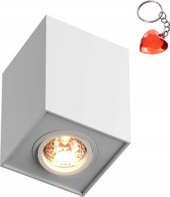 Falra szerelhető spot lámpatest nappaliba GU10 fehér Quadro H-89200-WH Zuma Line