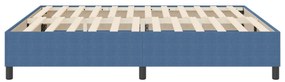 Boxspring Ágy Kék Szuper King Corduroy Szövet