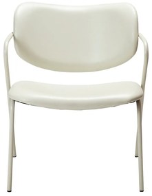 Krémszínű bőrutánzat fotel Zed – DAN-FORM Denmark