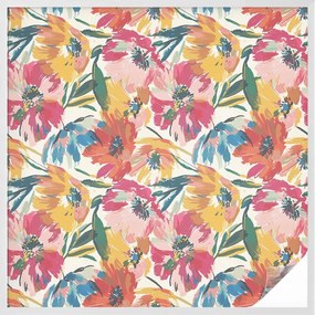 Öntapadós Ablakfólia Adatvédelem Virágos robbanás 100x100