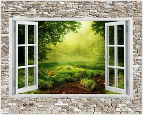 Poszterek 50x40 Fa ablak