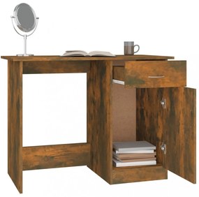 vidaXL füstös tölgy színű szerelt fa íróasztal 100 x 50 x 76 cm