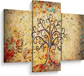 Kép - Mozaik életfa (90x60 cm)
