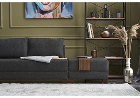 Antracitszürke sarokkanapé (bal oldali) Fly – Balcab Home