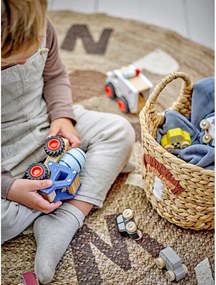 Natúr színű vízijácint játéktároló kosár szett 2 db-os ø 32x32 cm Agnes – Bloomingville Mini