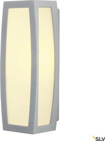 SLV 230084 MERIDIAN BOX Modern Kültéri Fali Lámpa Szürke E27 IP54