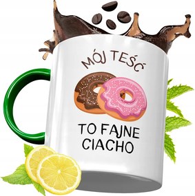 Zöld Bögre Apósnak Születésnapi Ajándéknak, fényképes nyomattal