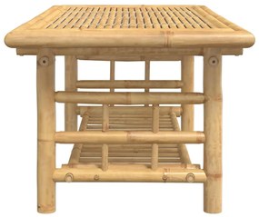 Bambusz dohányzóasztal 110x55x45 cm