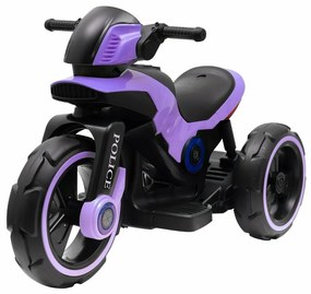 Baby Mix Rendőrség gyerek elektromos motorkerékpár, lila