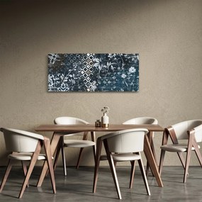 Kép virágos dekorációval (120x50 cm)