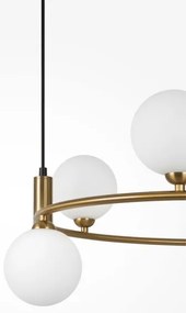 Maytoni MOD013PL-06BS1 - Csillár zsinóron RING 6xG9/25W/230V réz