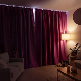 Goldea sötétítő függöny blackout - bl - 17 purpur lila - szél. 270 cm 240x270 cm