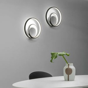 Ideal Lux - LED Fali lámpa OZ LED/26W/230V CRI 90 fekete