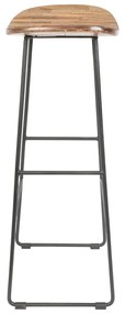 Natúr színű teakfa bárszék (ülésmagasság 76 cm) Tangle – White Label