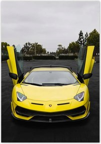 Poszterek 70x100 Sárga sportautó L4MB0