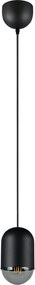 Fekete fém függőlámpa ø 11 cm Nara – Reality