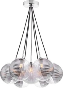 Dar Lighting modern függeszték elpis csiszolt króm darelp342-19