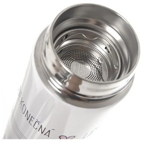 Fehér termosz 400 ml – Orion