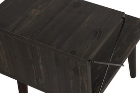 Éjjeliszekrény Cross - Sötétbarna