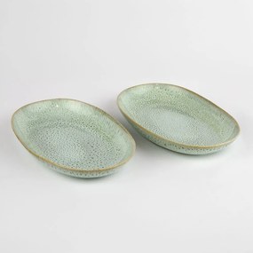 TAVIRA kínálótál 36 cm , zöld