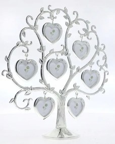 Családfa Keret 7 képhez ezüst színű Keret