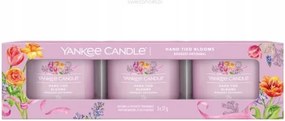 Kézzel Kötött Virágok Yankee Candle mini gyertya 3 darabos csomag