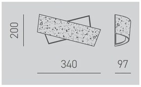 Gea Luce CAMILLA A P oro - Fali lámpa CAMILLA 2xE14/28W/230V 34 cm arany