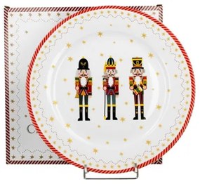 Porcelántányér 27cm, dobozban, Christmas Nutckracker