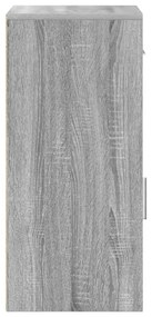 Oldalszekrény fiókkal Szürke sonoma 38 x 34,5 x 75 cm Faanyag