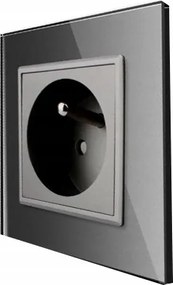 Aljzat Elektromos Üveg Aljzat Tűvel Szürke Üveg Érintkező