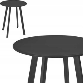 Fém erkély terasz kerti asztal 40 cm Antracit a nappaliba