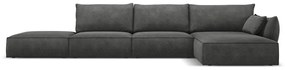 Szürke sarokkanapé (jobb oldali) Vanda – Mazzini Sofas
