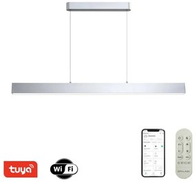 Brilagi-LED Dimmerelhető csillár SLEEKLINE SMART LED/40W/230V Wi-Fi Tuya ezüst+DO