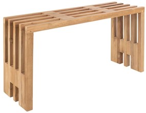 Benidorm pad, teak fa, natúr, 90x30x49 cm