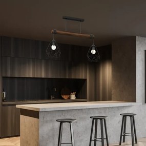 Felületre szerelhető csillár ACERO 2xE27/60W/230V