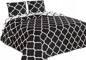 Dekoratív ágytakaró párnahuzattal Tavira 180x220 kétoldalas marokkói lóhere