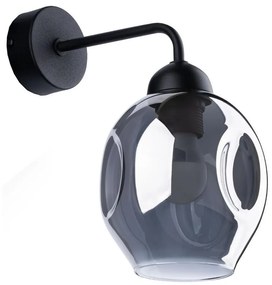 Sollux SL.1143 - Fali lámpa FILLAN 1xE27/60W/230V fekete