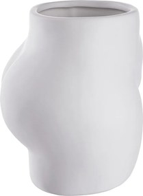 BOODY váza/kaspó, fehér 15cm