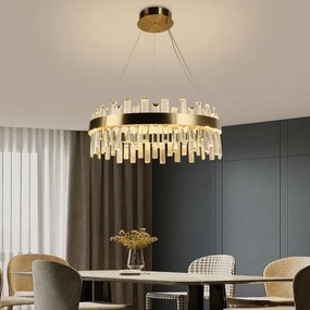 LED állítható fényerejű kristály csillár kábellel LED/80W/230V + DO