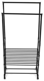 Fekete Fém Ruhafogas. GD-166 BK