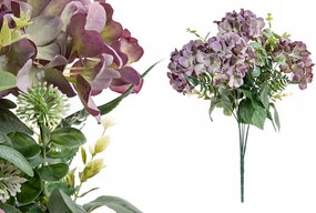 Mesterséges hortenzia csokor 48 cm – Rózsaszín virágok, dekoráció 319707PU