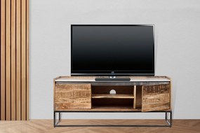 LAMBETH modern mangófa TV-szekrény - 145cm