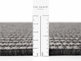 Fekete-krémszínű kültéri-beltéri szőnyeg 160x230 cm Haringey Linley – Ted Baker