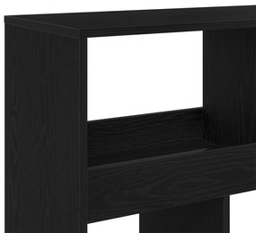 Szobaelválasztó 2 db Fekete tölgy 100x33x187,5 cm Műgyanta